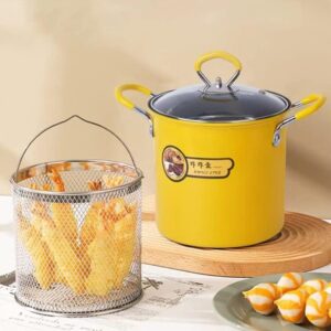 حلة ومصفاة للقلي والسلق 3 في 1 ✨