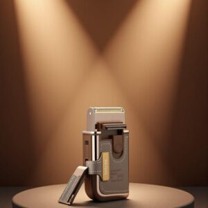 ماكينة حلاقة وتنعيم 2*1 بجراب جلد